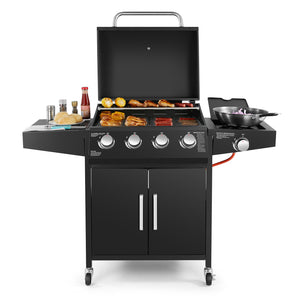 Luxury Garden Party BBQ Grill 5 Burners including a side burner