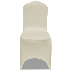 Chair Cover Stretch Cream 6 pcs