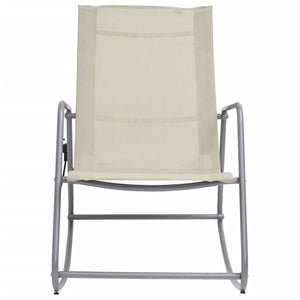 vidaXL Garden Swing Chair Cream 95x54x85 cm Textilene