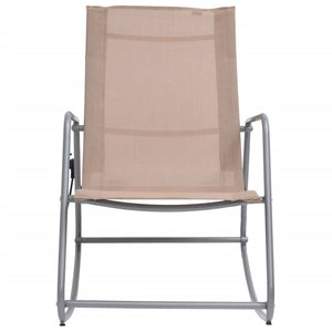 vidaXL Garden Swing Chair Taupe 95x54x85 cm Textilene