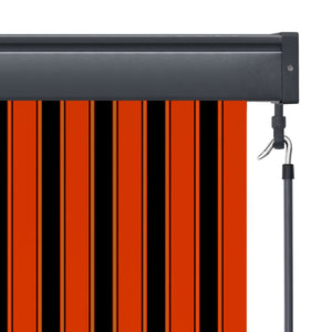 vidaXL Outdoor Roller Blind 60x250 cm Orange and Brown