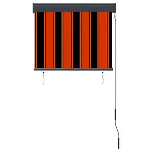 vidaXL Outdoor Roller Blind 80x250 cm Orange and Brown