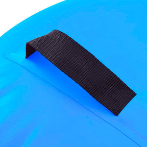 vidaXL Inflatable Gymnastic Roll with Pump 120x90 cm PVC Blue