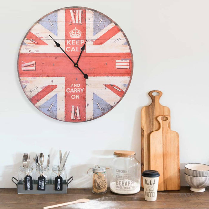 vidaXL Vintage Wall Clock UK 60 cm