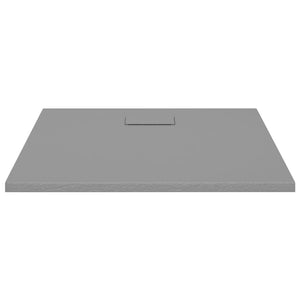 vidaXL Shower Base Tray SMC Grey 90x80 cm