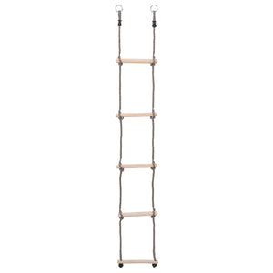 vidaXL 5-Step Ladder 210 cm Solid Pinewood