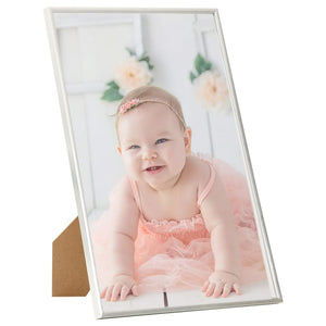 vidaXL Photo Frames Collage 3pcs for Wall/Table Silver 21x29.7cm MDF