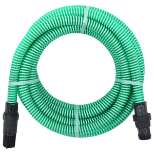 vidaXL Suction Hose with PVC Connectors 10 m 22 mm Green