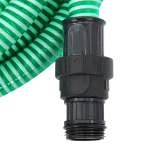 vidaXL Suction Hose with PVC Connectors 10 m 22 mm Green
