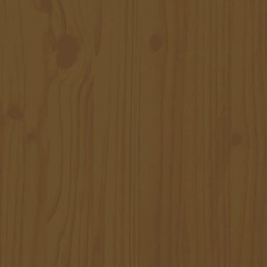 vidaXL Wall Cabinet Honey Brown 30x30x80 cm Solid Wood Pine