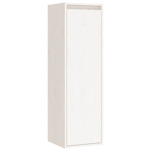 vidaXL Wall Cabinet White 30x30x100 cm Solid Pinewood
