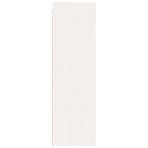 vidaXL Wall Cabinet White 30x30x100 cm Solid Pinewood