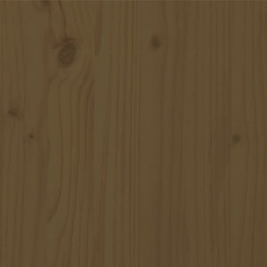 vidaXL Bed Frame Solid Wood Pine 160x200 cm Honey Brown 5FT King Size