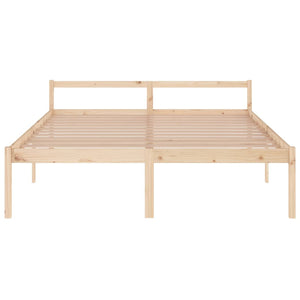 vidaXL Bed Frame Solid Wood Pine 180x200cm 6FT Super King