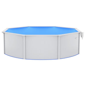 vidaXL Swimming Pool with Safety Ladder 460x120 cm