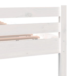 vidaXL Bed Frame White Solid Wood 180x200 cm 6FT Super King