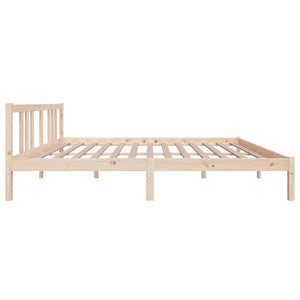 vidaXL Bed Frame Solid Wood 150x200 cm 5FT King Size