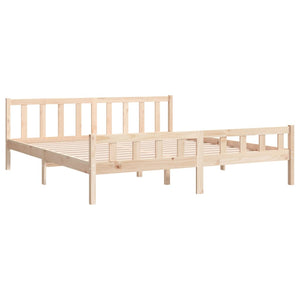 vidaXL Bed Frame Solid Wood 180x200 cm 6FT Super King
