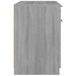 vidaXL Desk Grey Sonoma 100x50x75 cm Engineered Wood