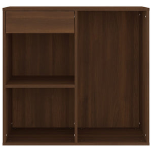 vidaXL Cosmetic Cabinet Brown Oak 80x40x75 cm Engineered Wood