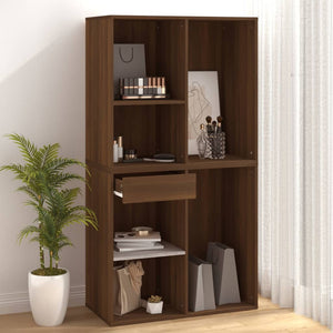 vidaXL Cosmetic Cabinet Brown Oak 80x40x75 cm Engineered Wood