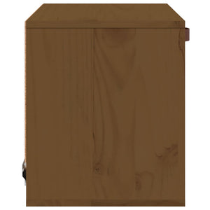 vidaXL Wall Cabinet Honey Brown 40x30x35 cm Solid Wood Pine