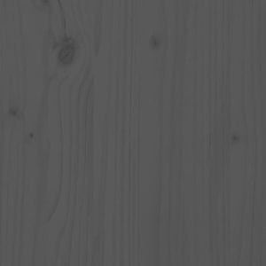 vidaXL Wall Cabinet Grey 31.5x30x30 cm Solid Wood Pine