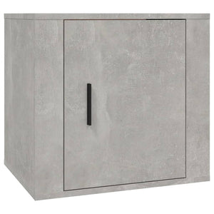 vidaXL Bedside Cabinets 2 pcs Concrete Grey 50x39x47 cm