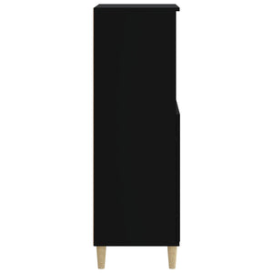 vidaXL Highboard Black 60x36x110 cm Engineered Wood
