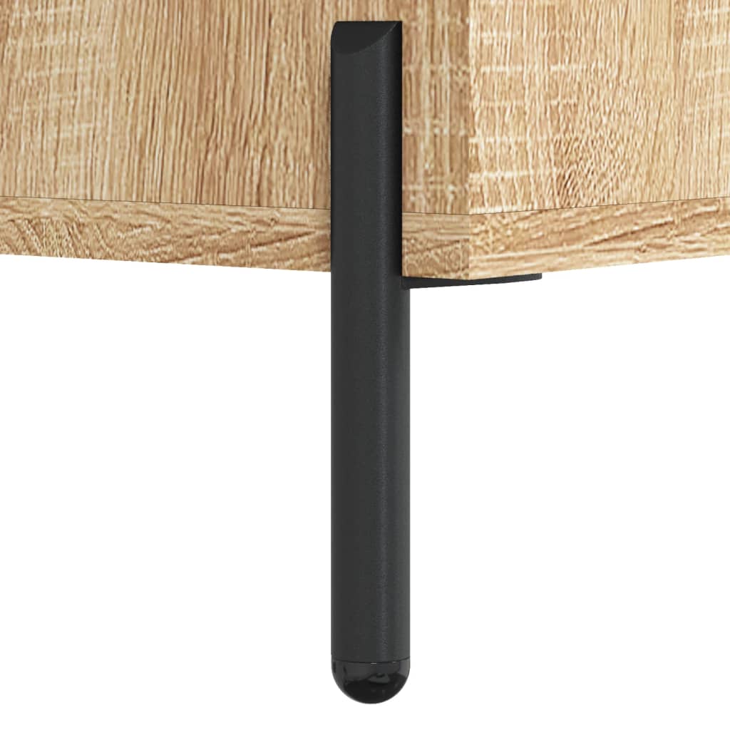 vidaXL Highboard Sonoma Oak 69.5x34x180 cm Engineered Wood