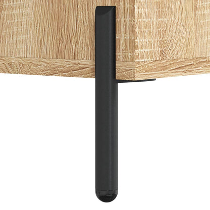 vidaXL Highboard Sonoma Oak 69.5x34x180 cm Engineered Wood