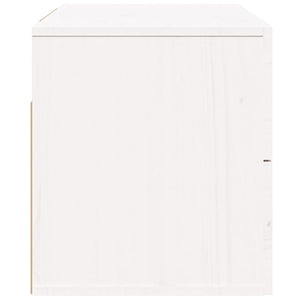 vidaXL Wall-mounted Bedside Cabinet White 50x36x40 cm
