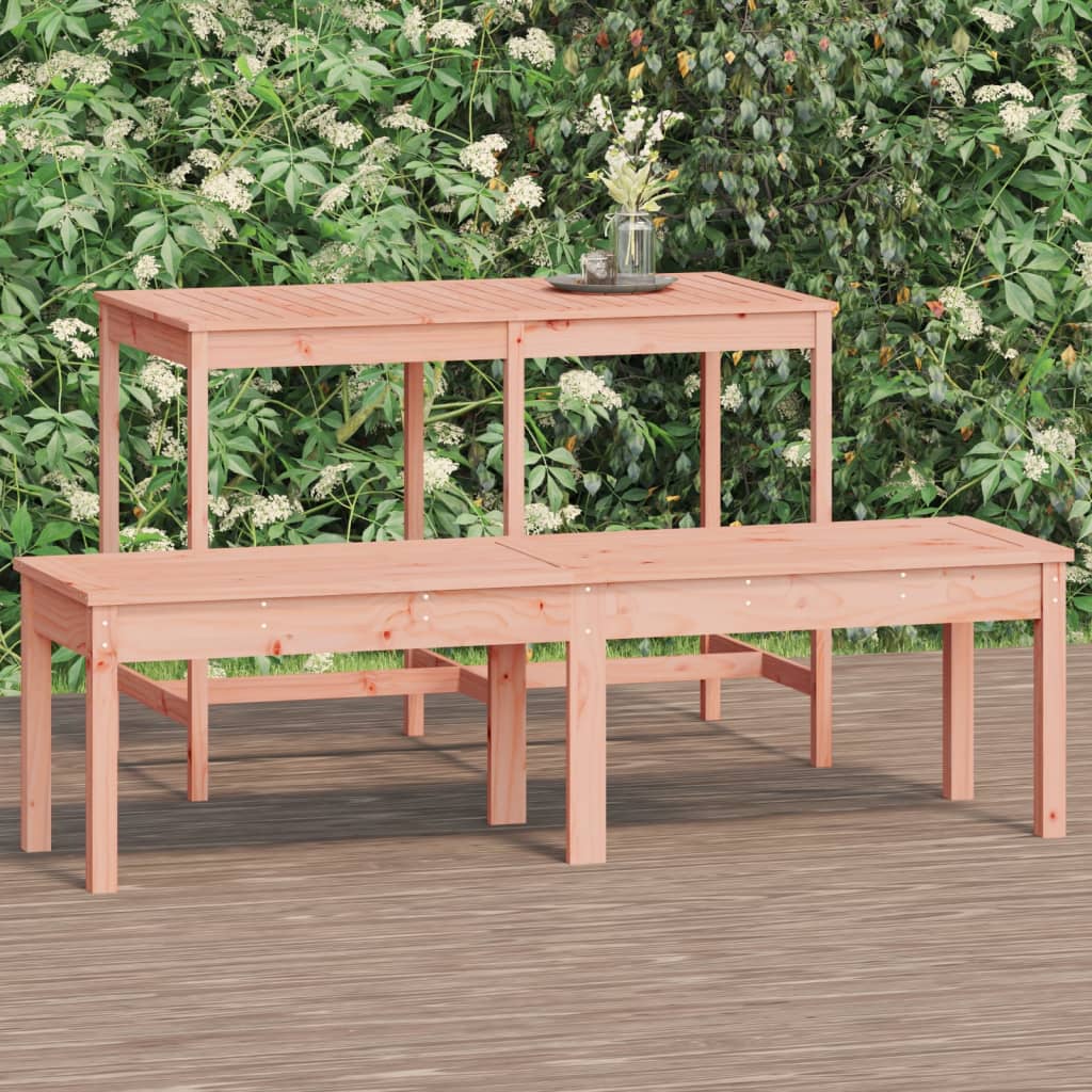 vidaXL 2-Seater Garden Bench 159.5x44x45 cm Solid Wood Douglas