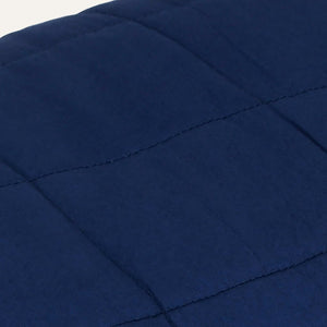 vidaXL Weighted Blanket Blue 122x183 cm 9 kg Fabric