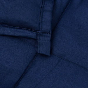 vidaXL Weighted Blanket Blue 122x183 cm 9 kg Fabric