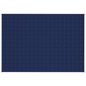 vidaXL Weighted Blanket Blue 137x200 cm Single 10 kg Fabric