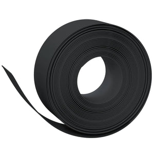 vidaXL Garden Edgings 3 pcs Black 10 m 20 cm Polyethylene