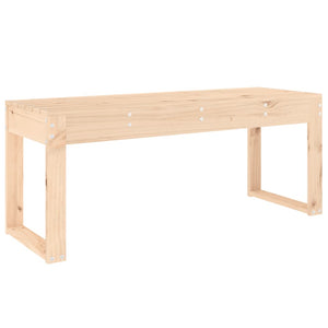 vidaXL Garden Bench 110x38x45 cm Solid Wood Pine