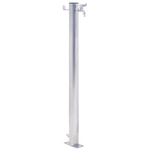 vidaXL Garden Water Column 100 cm Stainless Steel Round