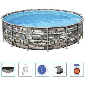 Bestway Power Steel Swimming Pool Set 488x122 cm
