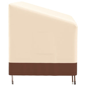 vidaXL 3-Seater Bench Covers 2 pcs 159x84x56/81 cm 600D Oxford Fabric