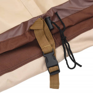 vidaXL 3-Seater Bench Covers 2 pcs 159x84x56/81 cm 600D Oxford Fabric