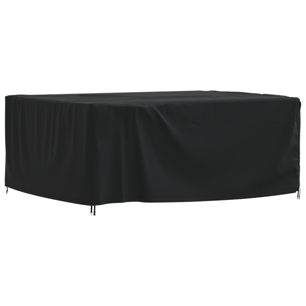 vidaXL Garden Furniture Cover Black 200x165x80 cm 420D Oxford