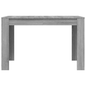 vidaXL Dining Table Grey Sonoma 120x60x76 cm Engineered Wood