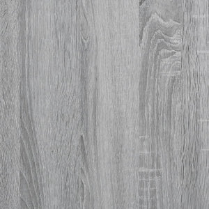 vidaXL Baker's Rack Grey Sonoma 90x40x132 cm Engineered Wood and Metal
