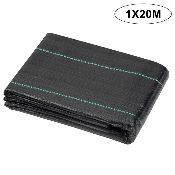 Luxury Garden Party 1*20M Polypropylene Weeding Cloth Black