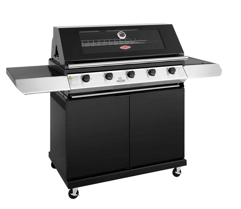 BeefEater 1200E 5 Burner Freestanding BBQ with Side Burner & Trolley