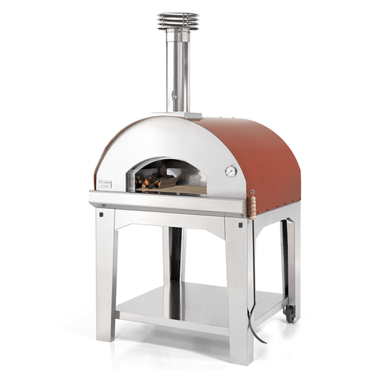 Fontana Forni Marinara Wood Fired Pizza Oven with Trolley - Made in Italy