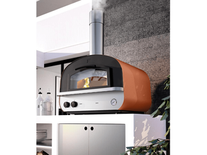 Fontana Piero Gas & Wood Pizza Oven Including Trolley