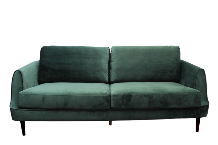 Gustav 3-Seater Sofa - Forest Green